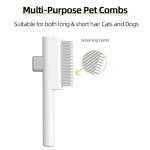 Self-Cleaning Dual-Sided Pet Grooming Comb
