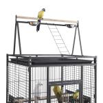 Panana Large Metal Bird Cage with Rolling Stand