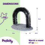 Cat Self-Grooming Arch with Soft Bristles
