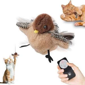 Interactive Flying Bird Toy for Cats and Kittens