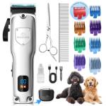 FuzzyFix Rechargeable Dog Clippers for Thick Coats