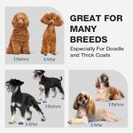 FuzzyFix Rechargeable Dog Clippers for Thick Coats