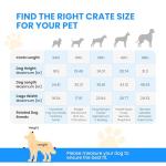 24-Inch Small Dog Crate with Double Doors