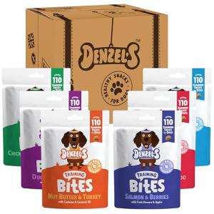 Denzel's Natural Dog Training Treats - Variety Pack