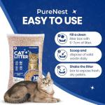 PureNest Ultra-Absorbent Natural Cat Litter 30L