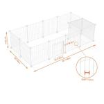 Pet Playpen for Small Animals - 14 Panels
