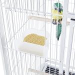 Large Metal Bird Cage for Cockatiels & Budgies