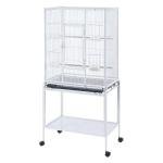 Large Metal Bird Cage for Cockatiels & Budgies