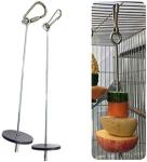 Stainless Steel Bird Food Holder and Foraging Toy