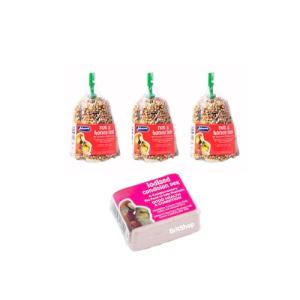 Iodised Bird Food with NUTS & HONEY - 3 Pack