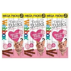 Webbox Salmon Cat Tasty Sticks 14-Pack