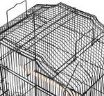 Large 37" Black & White Parrot Bird Cage