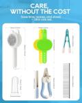 Complete Cat Grooming Kit with Essential Tools
