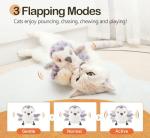 Rechargeable Interactive Flapping Bird Cat Toy