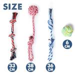 Fida 4-Pack Dog Toys for Small to Medium Dogs