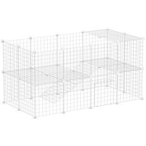 PawHut 36-Panel Metal Pet Playpen Fence