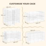 PawHut 36-Panel Metal Pet Playpen Fence