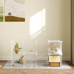 PawHut 36-Panel Metal Pet Playpen Fence