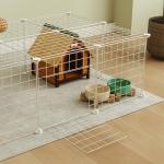 PawHut 36-Panel Metal Pet Playpen Fence