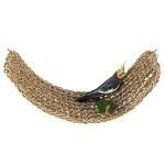 Seagrass Parrot Mat and Climbing Rope Hammock