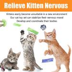 12 Interactive Plush Cat Toys Set
