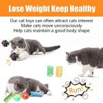 12 Interactive Plush Cat Toys Set