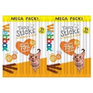 Webbox 14pk Chicken Cat Tasty Sticks