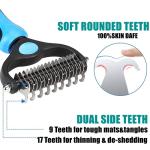 2-in-1 Dematting Comb for Dogs and Cats