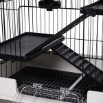 4-Level Indoor Small Animal Cage with Wheels