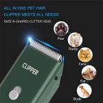 Quiet Rechargeable Dog and Cat Grooming Clippers