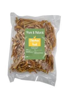 Natural Dried Chicken Feet Dog Treats 1kg