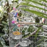 4 Pack Detachable Stainless Steel Bird Bowls