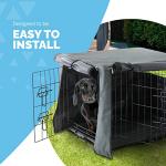 FurDreams Dog Cage Crate Cover with Mesh Doors