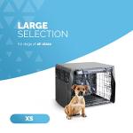 FurDreams Dog Cage Crate Cover with Mesh Doors