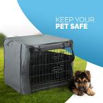 FurDreams Dog Cage Crate Cover with Mesh Doors