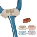 Custom Engraved Leather Stethoscope Name Tag