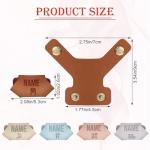 Custom Engraved Leather Stethoscope Name Tag