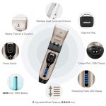 Quiet Rechargeable Dog and Cat Grooming Clippers
