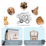 Quiet Rechargeable Dog and Cat Grooming Clippers