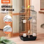 Large 41-Inch Open Top Bird Cage for Parrots
