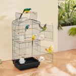 Large 41-Inch Open Top Bird Cage for Parrots