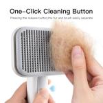 Self-Cleaning Slicker Brush for Cats and Dogs