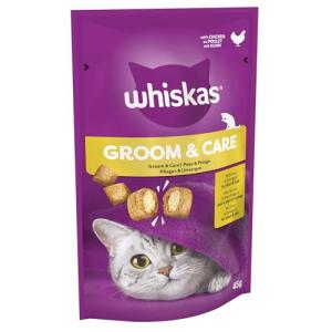Whiskas Groom and Care Chicken Cat Treats 8-Pack