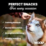 WOOF Chunkies Natural Meat Dog Treats, 100g