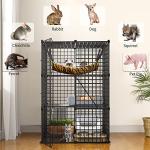 YITAHOME Indoor Cat Cage with Hammock and Ladders