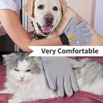 Pet Grooming Gloves for Cats and Dogs