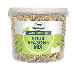 Wild Bird Four Seasons Seed Mix, 5 Litres
