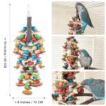 Colorful Chewing Toys for Large Parrots