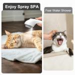 Euqvunn Rechargeable Steam Grooming Brush for Pets