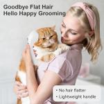 Euqvunn Rechargeable Steam Grooming Brush for Pets